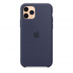 Силиконов калъф за Apple iPhone 11 Pro - среднощно синьо