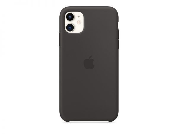 Силиконов калъф за Apple iPhone 11 - черен