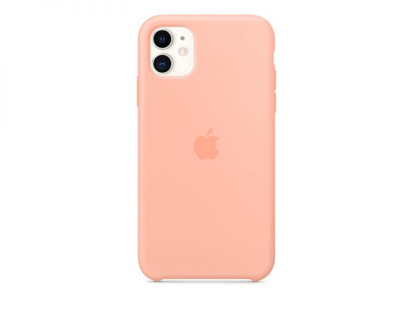 Силиконов калъф за Apple iPhone 11 - грейпфрут