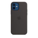 Силиконов калъф за Apple iPhone 12 и 12 Pro - черен