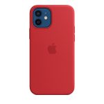 Силиконов калъф за Apple iPhone 12 - червен
