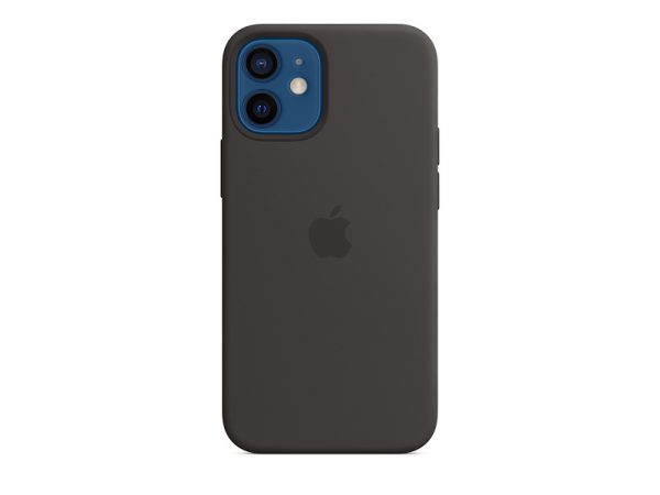 Силиконов калъф за Apple iPhone 12 mini - черен