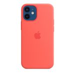 Силиконов калъф за iPhone 12 mini - розов цитрус