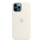 Силиконов калъф за Apple iPhone 12 Pro Max - бял