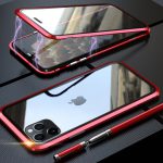 Калъф с магнитно затваряне за iPhone 13 Pro Max - червен