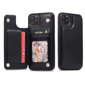 Кожен калъф портфейл с джобове за карти за Samsung Galaxy S20