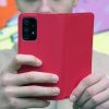 Калъф тефтер за Xiaomi Mi 10T Pro червен камера