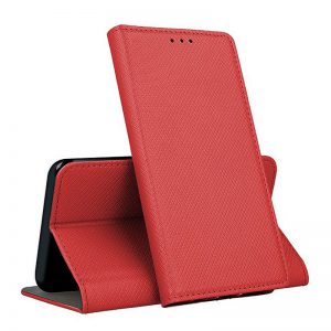 Калъф тефтер за Xiaomi Redmi Note 10 червен