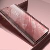 Огледален смарт калъф за iPhone 13 розов 3