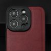Кожен калъф за iPhone 14 Pro Max червен камера