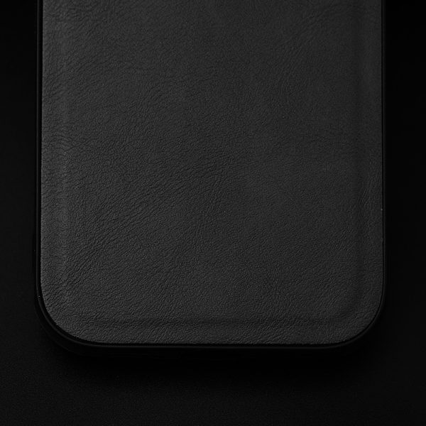 Кожен калъф за iPhone 14 черен кожа