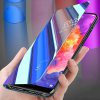 Огледален смарт калъф за Samsung Galaxy A12 5G син изглед