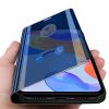 Огледален смарт калъф за Samsung Galaxy A41 син отдолу