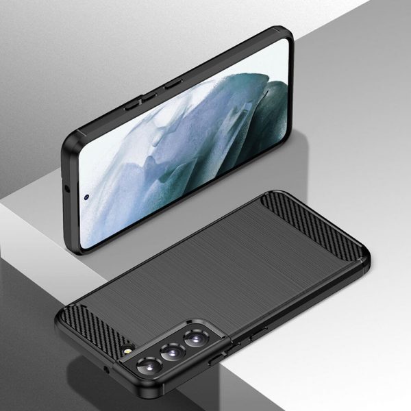 Силиконов карбонов калъф за Samsung Galaxy S23 Ultra бизнес