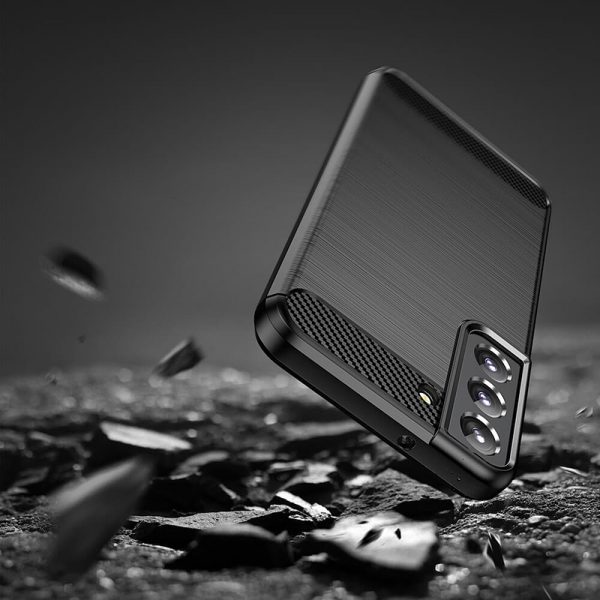 Силиконов карбонов калъф за Samsung Galaxy S23 удароустойчив