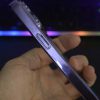 Прозрачен силиконов калъф за iPhone 15 Pro лилав копче