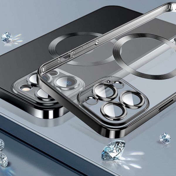 Прозрачен силиконов калъф за iPhone 13 камера