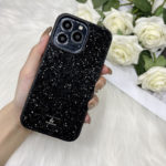 Оригинален калъф с кристали Swarovski за iPhone 14 Pro Max черен