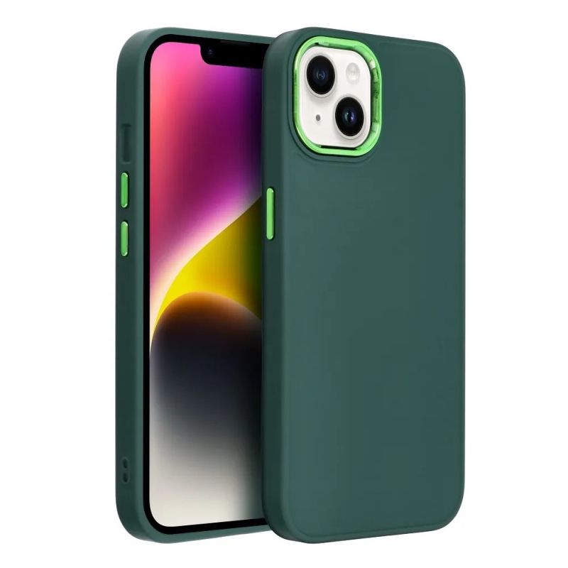 Премиум силиконов калъф за iPhone 15 Pro Max зелен