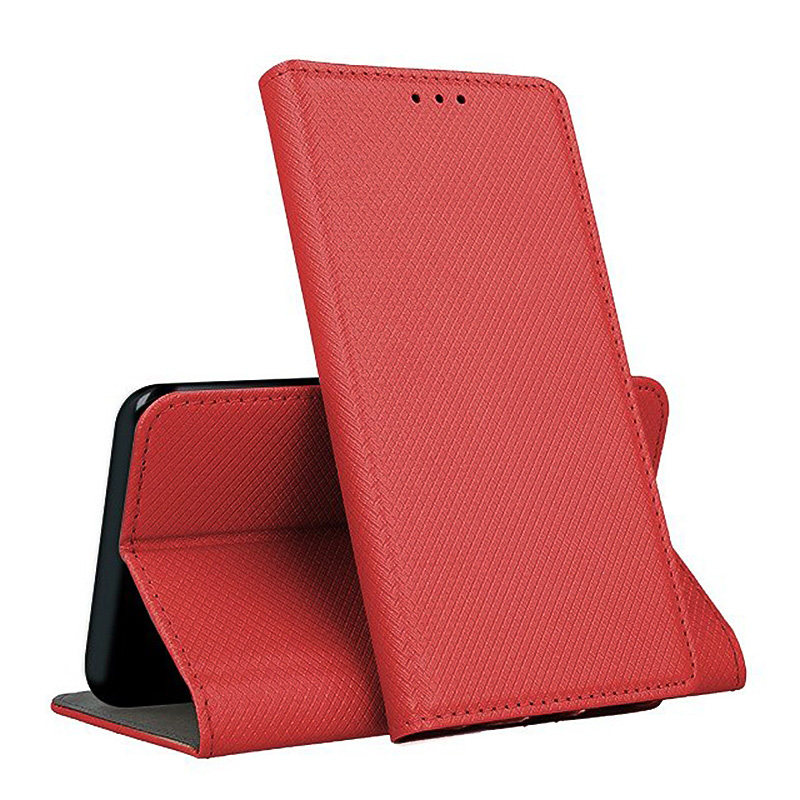 Калъф тефтер за Samsung Galaxy A55 червен