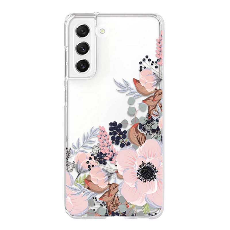 Силиконов калъф с цветя за Samsung Galaxy A15