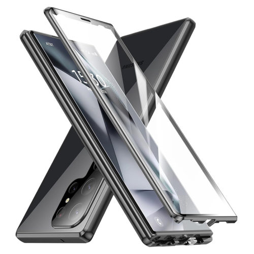 Стъклен калъф с магнитно затваряне за Samsung Galaxy S24