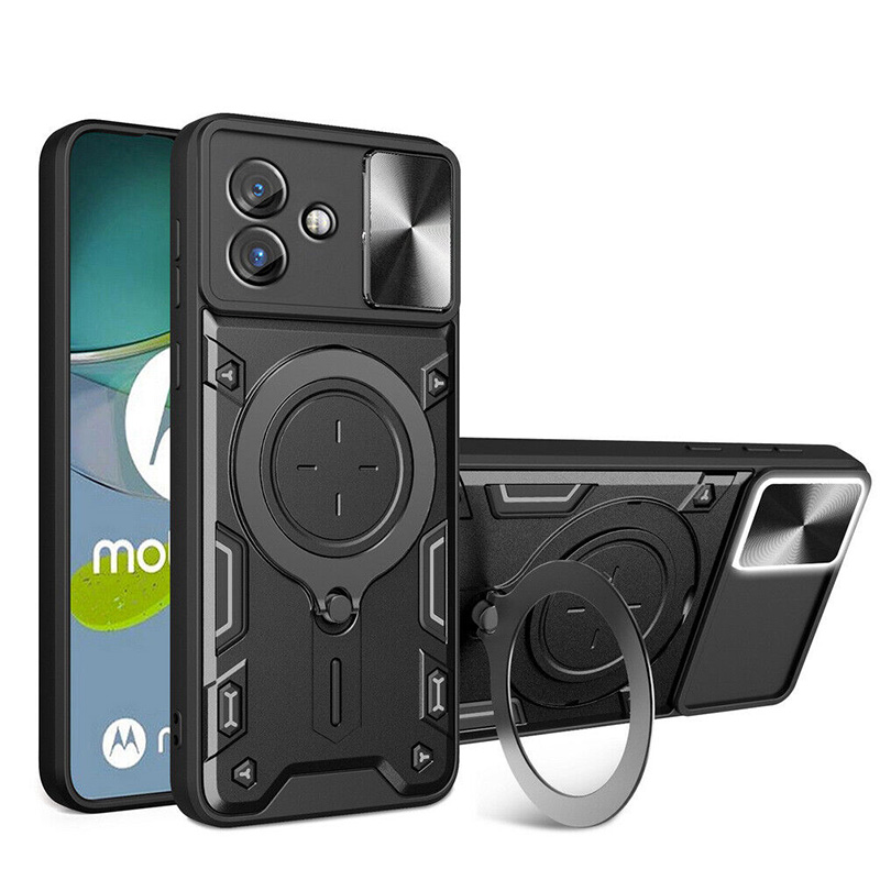 Удароустойчив калъф с ринг за Motorola Moto G84