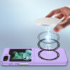 Калъф с MagSafe за Samsung Galaxy Z Flip 5 лилав магнитно зареждане