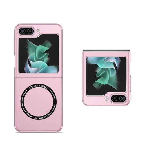 Калъф с MagSafe за Samsung Galaxy Z Flip 5 розов красив дизайн