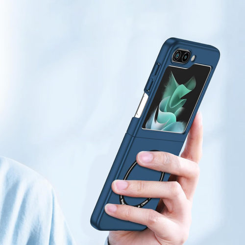 Калъф с MagSafe за Samsung Galaxy Z Flip 5 син гръб