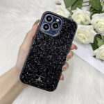 Оригинален калъф с кристали Swarovski за iPhone 16 Pro Max черен