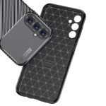 Оригинален карбонов калъф Plaid за Samsung Galaxy A16 вътрешна част