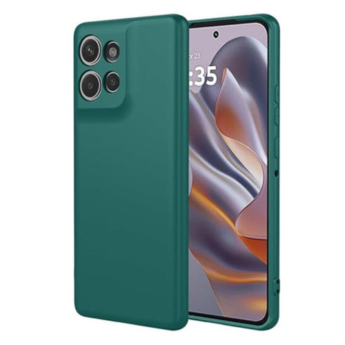 Силиконов нано калъф за Motorola Moto G75 зелен