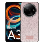 Розов калъф с кристали за Xiaomi Redmi A3