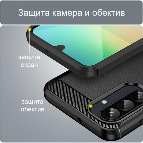 Бизнес калъф за Samsung Galaxy A26 защита камера и обективи