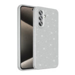 Бляскав калъф с брокати за Samsung Galaxy A56 сребърен