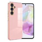 Лъскав калъф за Samsung Galaxy A56 розов