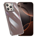 Оригинален калъф със стойка за iPhone 16 Pro кафяв