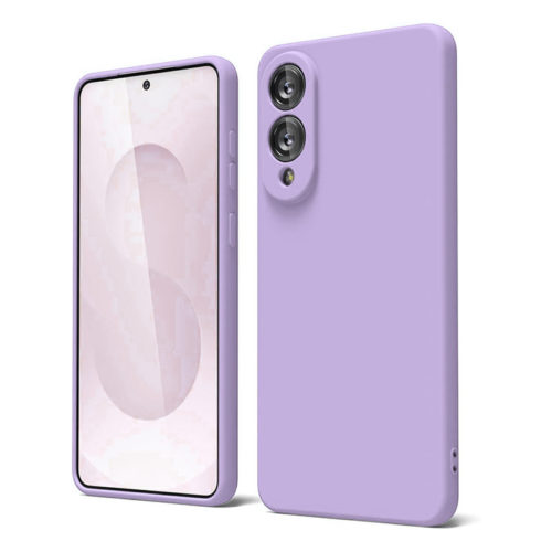 Силиконов калъф за Samsung Galaxy S25 Edge лилав