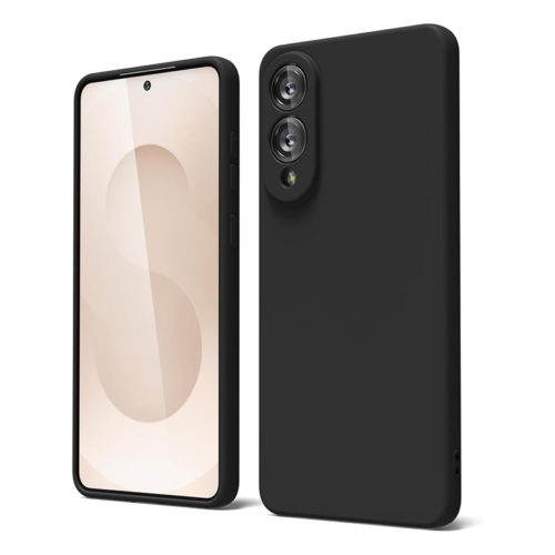 Силиконов калъф за Samsung Galaxy S25 Edge черен