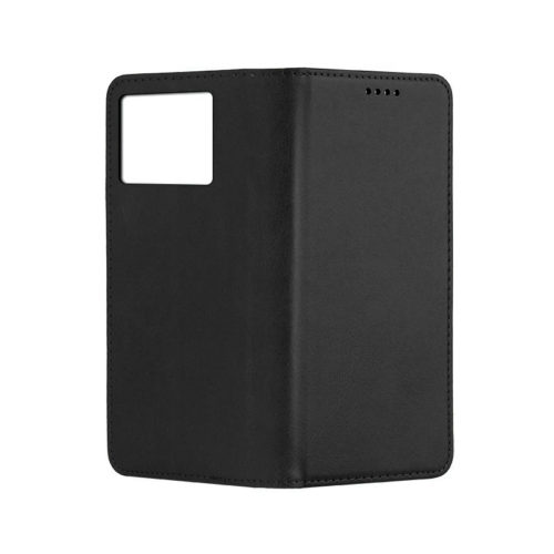 Кожен калъф с магнитен капак за Honor 400 черен камера