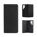 Кожен калъф с магнитен капак за Samsung Galaxy S20 FE черен