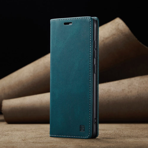 Оригинален кожен калъф за Honor 400 Lite син 5