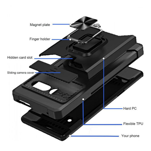 Удароустойчив калъф 4 в 1 за iPhone 15 устройство