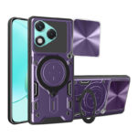 Удароустойчив калъф с пръстен за Honor 400 Lite лилав