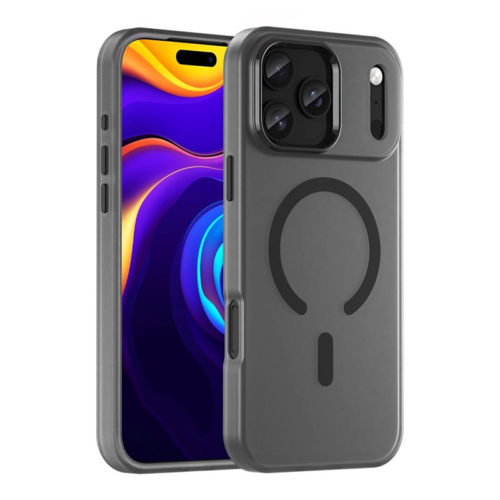 Калъф със защита на камерата за iPhone 17 Pro черен