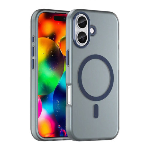 Калъф със защита на камерата за iPhone 17 син