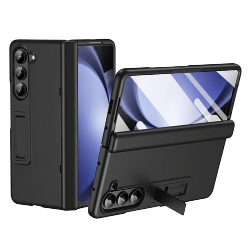 Калъф със защита на пантите за Samsung Galaxy Z Fold 4 черен