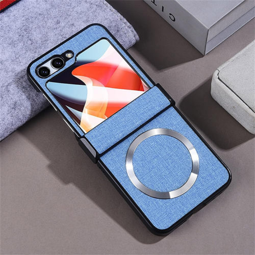 Магнитен калъф за Samsung Galaxy Z Flip 7 син