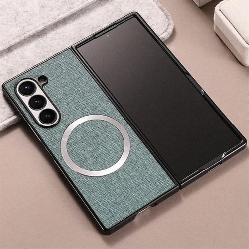 Магнитен калъф за Samsung Galaxy Z Fold 6 зелен